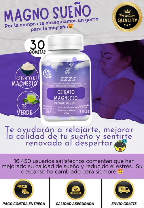 combo gomitas CM +  Gorro migraña