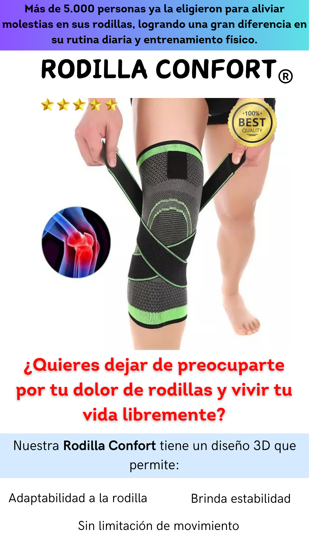 Rodilla Confort