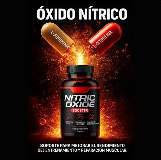 Suplemento Oxido Nítrico para mayor fuerza🔥💪